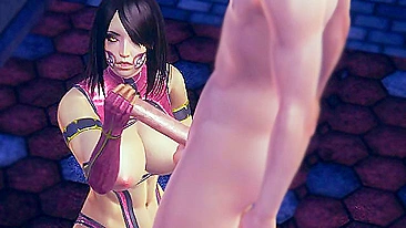 Mileena hentai com boquete hardcore pra beldade mordedora em alta qualidade