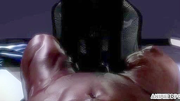 Vampira safada sente como se fosse atingida por um raio enorme de tesão