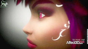 Cena pornô de elfa com foda quente de verdade com um ET bem gostoso