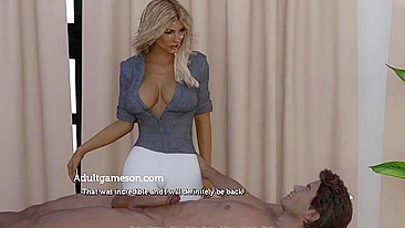 Bundão com rostinho lindo em cena de sexo hentai hardcore com provocação