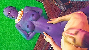 Cena de foda alienígena com muita suruba em filme de sexo grupal