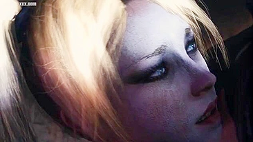 Harley Quinn lidando com pauzão do Batman em vídeo hentai quente