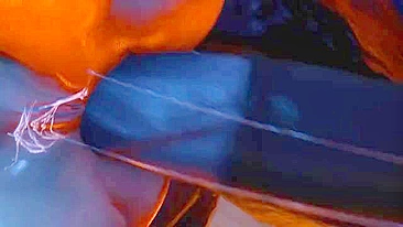 Prazer hentai com pauzão escorregando no buraco pra te fazer gozar