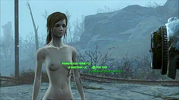 Mr. Handy de Fallout 4 fode teen perdida no meio do nada