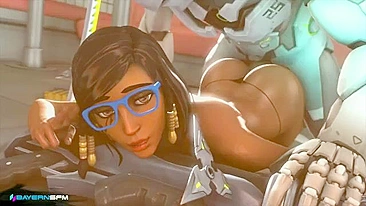 Ela é Widowmaker e sua especialidade é bunda perfeita em Overwatch