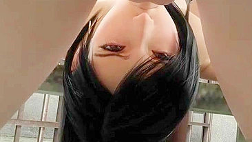 Tifa, o brinquedo sexual supremo, fodida por dois paus gigantes