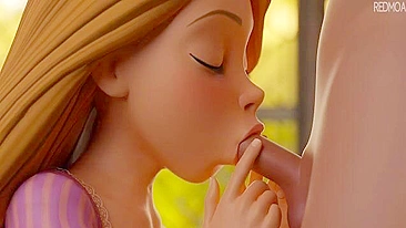 Gatinha fofa se virando com pau latejante nesse hentai XXX