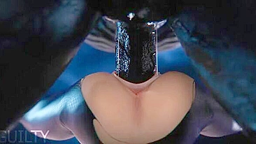 Spider Gwen violada pelo pauzão de Vencom em hentai taboo