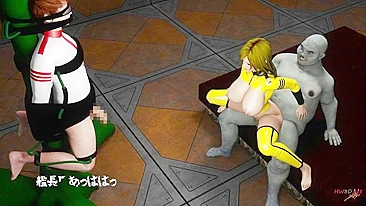 Hentai com astronauta peituda sendo fodida com força um monte de vezes