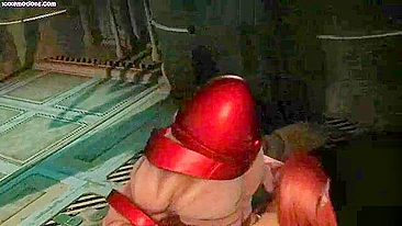 Juggernaut usa o pau pra fazer Jean Grey gritar e gozar sem parar