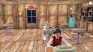 Gangbang no Fallout 4 Mostrando o que uma Buceta Apertada Faz de Melhor