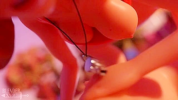 Wendy de Gravity Falls leva surra na xota ruiva à beira da piscina