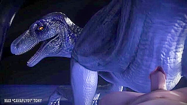 Velociraptor de Jurassic Park chupa pau e depois leva uma foda bruta