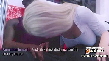 Pau preto no trem público pra uma esposa safada que quer muito isso