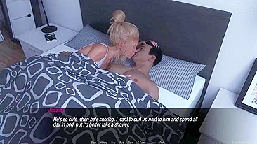 Hentai com loira sexy e cenas quentes de provocação e sedução em HD