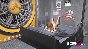 Ela tá um tesão do caralho com todos os buracos prontos pro pau de futanari e tal