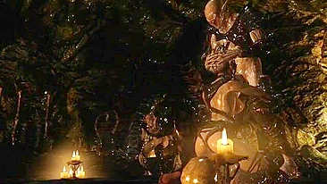 Monstro orc vai meter até submeter ela nessa cena de sexo pervertida