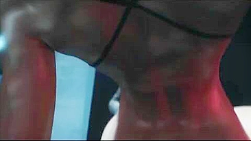 Garotas de Cyberpunk tendo foda dura e intensa com pau de quase 25cm