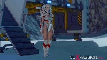 Amor com strapon entre exploradora espacial e alienígena tarada em HD