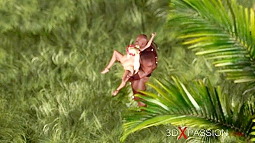 Esses orgasmos só rolam pelo poder do hentai e leite de tetas