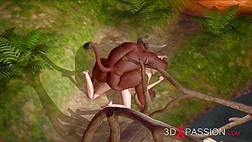 Pornô de fada com minotauro negro fudendo bucetinhas minúsculas