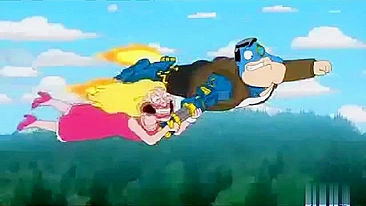 Francine de American Dad louca pra foder robôs e gozar de verdade