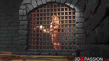 Loirinha sendo fudida atrás das grades no filme mais sexy que existe