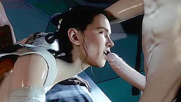 Rey de Star Wars fodida por dois Stormtroopers em MMF hardcore