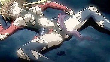 Guerreira mágica fode monstros passionais que invadem bucetas quentes