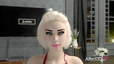 Conteúdo VR com futa gostosa fodendo submissa por trás brutal