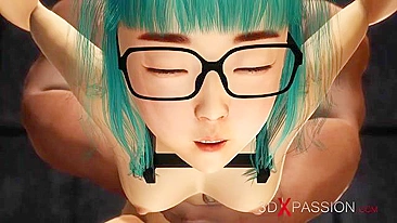 Japonesinha tímida tem o cuzinho safado arrombado com brutalidade