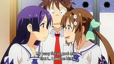 Beleza hentai libera os desejos em vídeo de foda quente com orgasmos