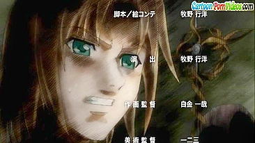 Hentai com bundão levando surra de quatro em ménage safado