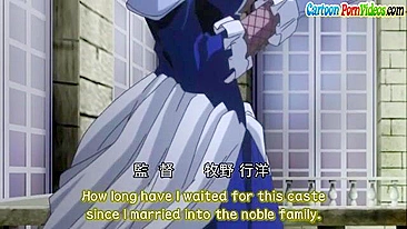 Hentai com bundão levando surra de quatro em ménage safado