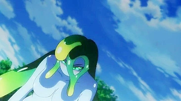 Sessão de prazer hentai com foda hardcore pesada com sereias