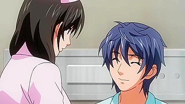 Pequeno não rola nessa cena de foda hentai cheia de paixão