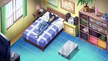 Candidata a Noiva - Enfermeira hentai se prepara pra orgasmos intensos com brinquedos