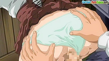 Colegial safada tem a xota molhada fodida numa cena hardcore