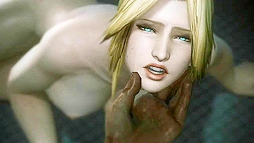 Helena Douglas de DOA curtindo fodas hentai variadas em filme taboo