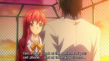 Colegial anime safada pronta pra levar pau na buceta com fogo