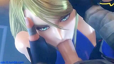 Peitos dela são o destaque nesse vídeo pornô Samus Aran XXX