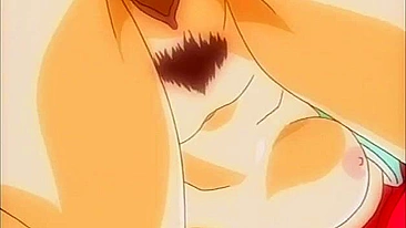 Chicote e prazer hentai com loira safada que precisa de paus duros