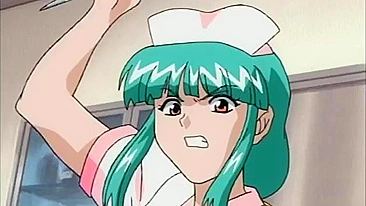 Chicote e prazer hentai com loira safada que precisa de paus duros