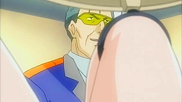 Chicote e prazer hentai com loira safada que precisa de paus duros