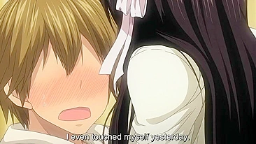 Pure Love Maniac - Loira hentai de meias pretas querendo pauzão dentro