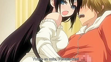 Pure Love Maniac - Loira hentai de meias pretas querendo pauzão dentro