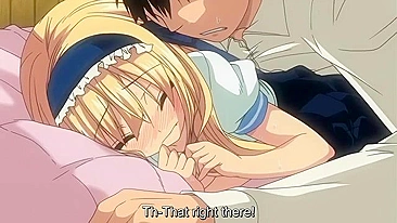 Pure Love Maniac - Loira hentai de meias pretas querendo pauzão dentro