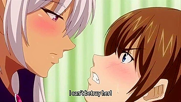 Porra, sim! Essa garota de cabelo branco manda ver num ménage hardcore