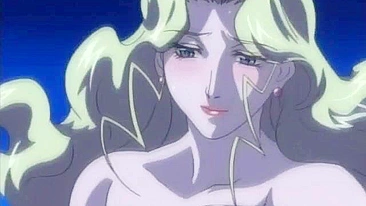 Loira tesuda de peitões em filme hentai com trama bem foda