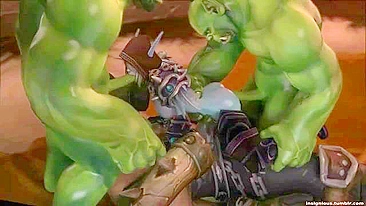 Sessão de prazer hentai com uma peituda que goza com foda pesada